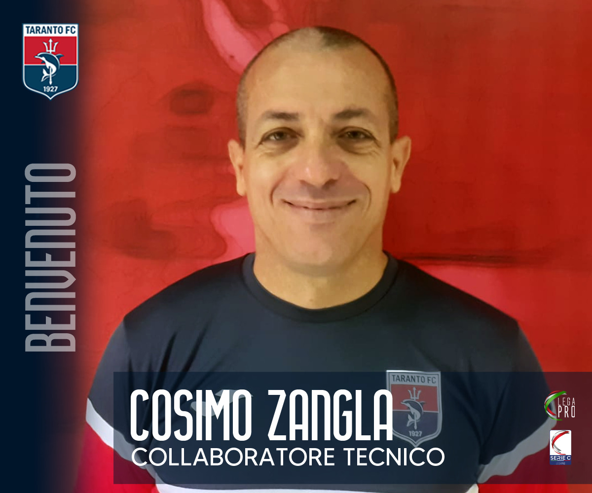 Cosimo Zangla nello staff tecnico